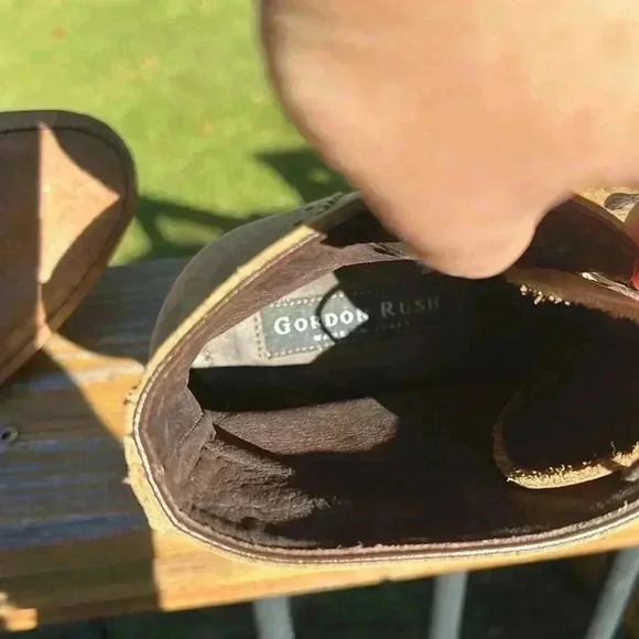 Gordon Rush Stafford wingtip Leather Ankle Boot, Men's 42.5/9 - Picture 7 of 8